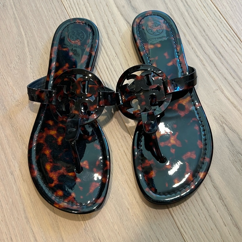 Tory Burch Tortoise Miller Sandals